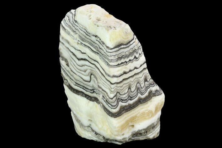 Freestanding Banded Zebra Calcite - Mexico #129469